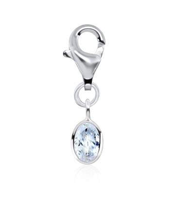 Silver Charms Bezel Gems CH-85-4x6